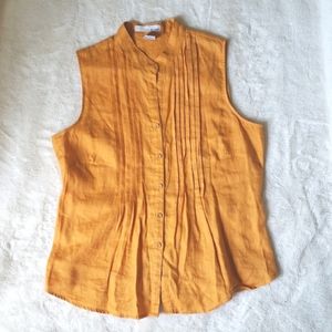 Linen Buttoned Blouse